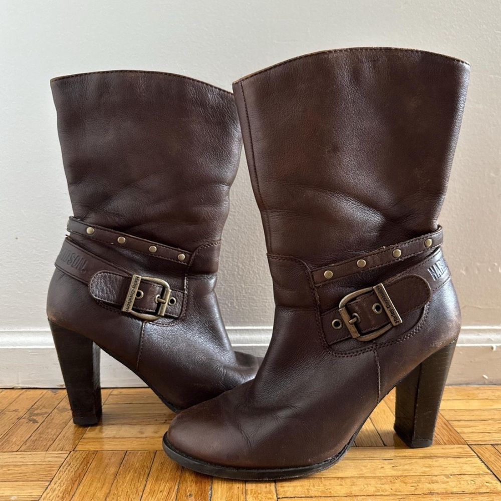 Harley Davidson Leather Boots